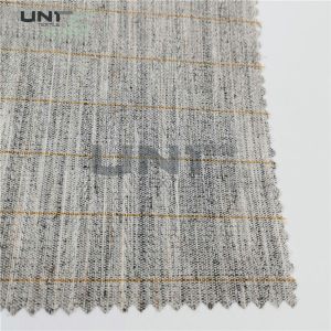 Grey Extruded Fusing Knitted Hair Interlining 160cm Width