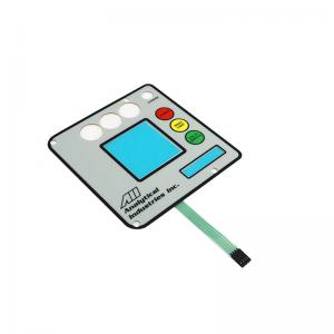Wholesale Tactile Waterproof Membrane Switches With Metal Dome 3M9472LE Adhesive from china suppliers