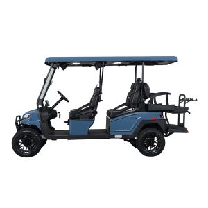 Safe & Comfortable Lifted Electric Golf Buggy with 4 Seats & 2 Rear 72V 450Ah