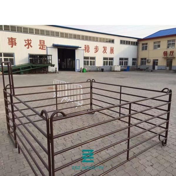 Cow Barrier Hot Dipped Galvanized Steel Fence Welded Fence Panels Rectangle