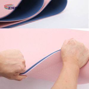 TPE Door Carpet Mats 24"X72" Anti Slip 6mm Triple Layers Aerobic Exercise Yoga