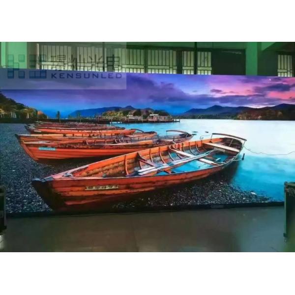 Black Color Cabinet Indoor Led Displays With CE / ROHS Approved