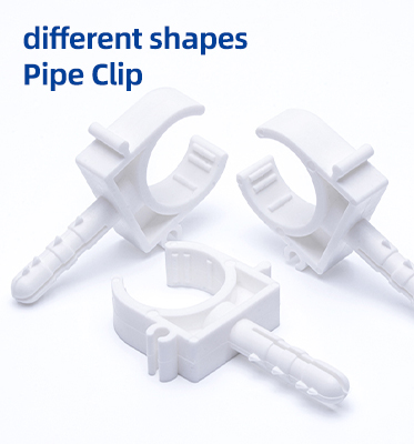 25MM Plastic Pipe Clips Plastic Pipe Clamps Environmental Friendly