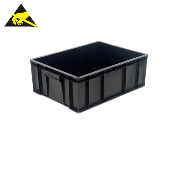Recyclable Packaging Equipment ESD Tote Antistatic Storage Box Esd Pcb Trays For