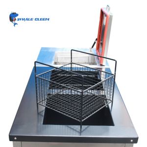 Two Tanks Acid / Alkali Resistant Ultrasonic Cleaning Machine With Separate