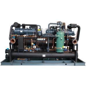 Water Cooled Scroll Chiller Compressor Condenser PLC ​Energy Saving