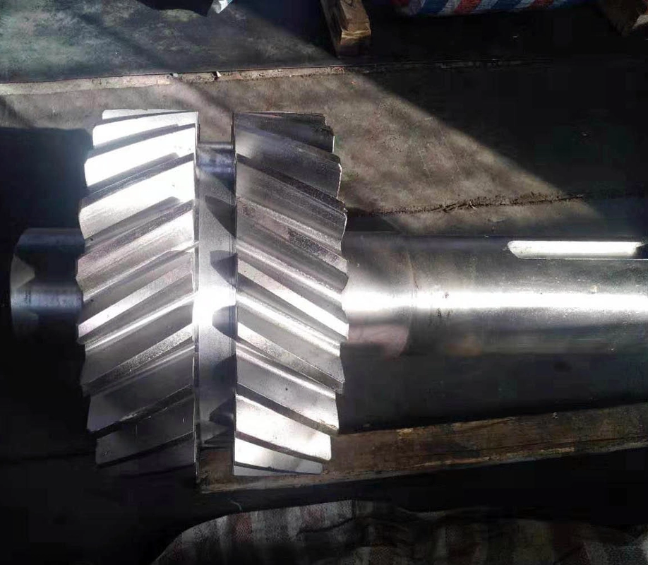 Buy cheap Customized Transmission Gears Forging Steel Double Helical Gear Shaft from wholesalers