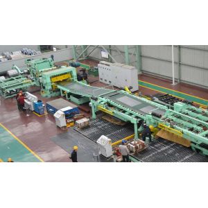 Heavy Duty Stainless Steel Cut To Length Machine Slitting PLC control