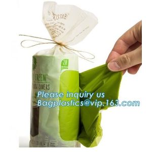 Drawstring ECO-Friendly High Quality Compostable Towel Packing Bags Customized