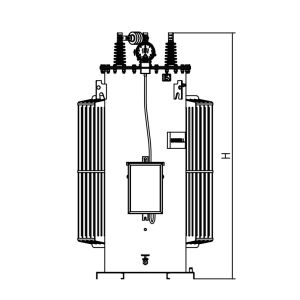 High Voltage Single Phase Automatic Voltage Regulator Pole Mounted Oil Immersed