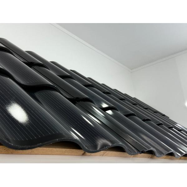 Quality 50W Customized Rooftop Hard Glass BIPV Solar Panel Tile for Optimum Operating Current 8.37A Curtain Wall Building for sale