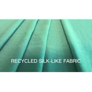Low Moq Manufacturer Recycled Poly Island Dot Recycle Fabric