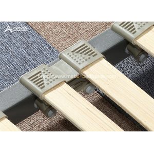 150cmx200cm Queen Size Noiseless Slat Bed Frame With Plastic Plots