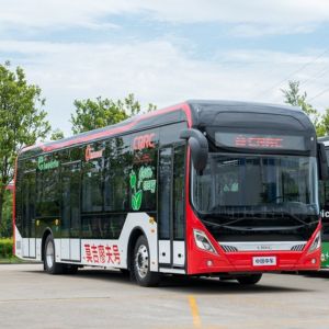 Longer Range Strong Power Electric Bus TEG6125BEV Maximum 105 Passengers