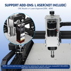 3 Axis 4540 CNC Engraving Machine With Aluminum Table , 500W Spindle