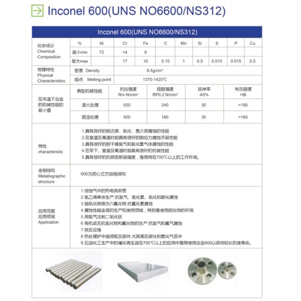 602CA/617 Nickel Alloy Hastelloy C276 Round Bar Maraging Steel Material Inconel 600/601