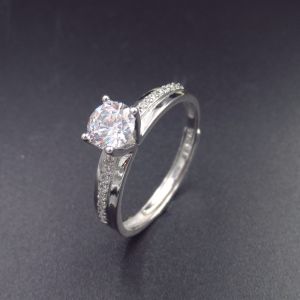 Wholesale S925 H&amp;A Elegant Engagement Ring Shining Zircon For Wedding Bridal from china suppliers