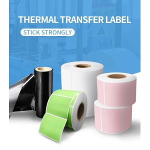 heat Transfer CMYK Sticky Shipping Labels For Thermal Printer