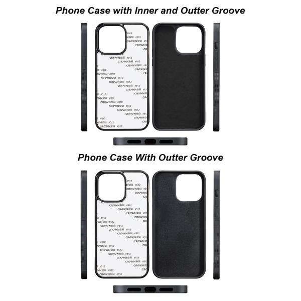 Machinable Groove Phone Case Magsafe Protective Cell Phone Case Inaly Leather Wooden Pc Acrylic Plate