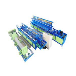 Diamond Shape Wire Mesh Machine Full Automatically 2 Years Warranty