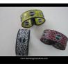 costom colorful printed silicone slap wristband wristband/slap bracelet/silicone bracelet for sale