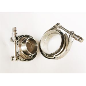 China 19mm 2.5 Inch Stainless Steel Exhaust Clamps With Flanges on sale
