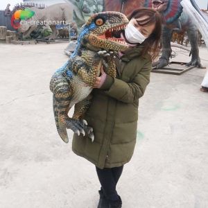 Waterproof Dinosaur Playground Equipment Animatronic Dinosaur Puppet For Dino