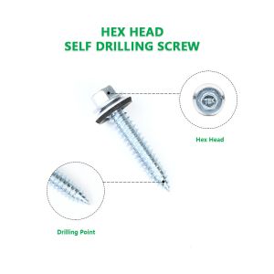 Customized Support Tek Roofing Hex Head Selt-Tapping Screw