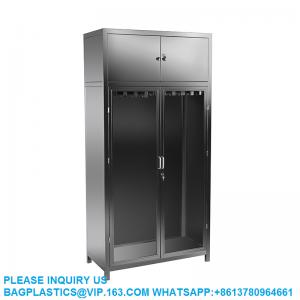 Wholesale Lab Furniture Supplies Factory Customized Stainless Steel Metal Cabinet With Hook from china suppliers