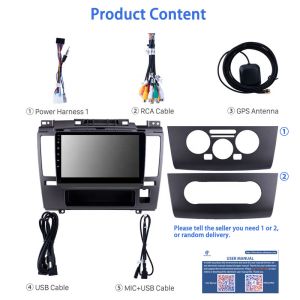 4G LTE 2GB+32GB Android Auto Media Player 9 Inch Car Navigation Radio