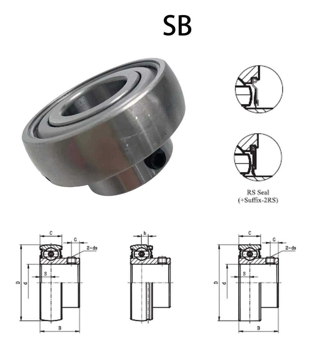 Precision Engineered insert ball bearing For Seamless Integration Ex311-32 G2 50.8X120X73/55.6mm