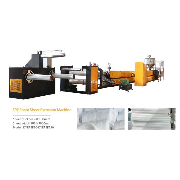 Manufacturing foam sheet making machine production line