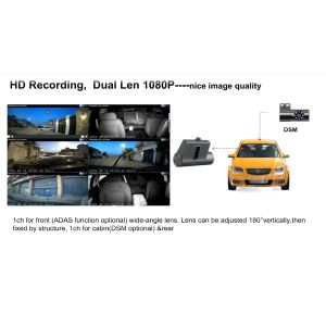 4G Dash Camera Dual Len 1080P Real Time Video Recording DSM ADAS Mdvr System