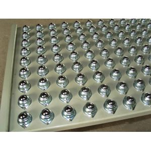 Transportation Gravity Roller Conveyor , Standard Gray / Zinc Pallet Roller