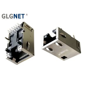 Integrated Transformer Magnetic RJ45 Jack Ethernet Connector 1 X 1 Port Latch
