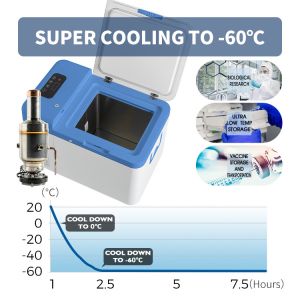 Stirling Cooling Technology -60C Portable Freezer for Single-Temperature Lab