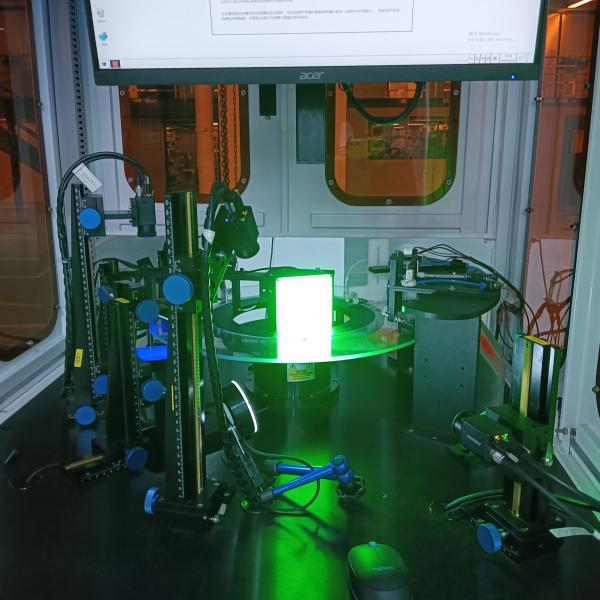Quality Automated Image Inspection Machine Detecting Injection Molding Defects Flaws Connected To Host Computer for sale