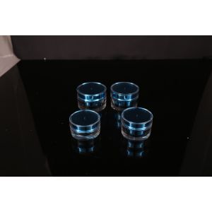 hand lip crystal pump empty square white Screen Printing Airless 30ml Cosmetic