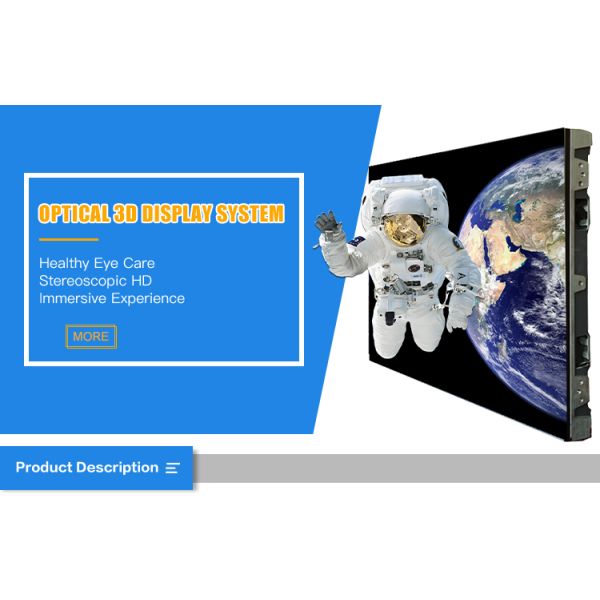 Ecological Situation Video Interaction Display LED 3D Screen Effect 3D Restaurant Screens
