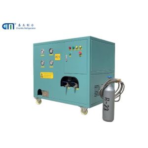 Oil Free Lubrication Compressor Refrigerant Recovery Station with 15kg/H Vapor