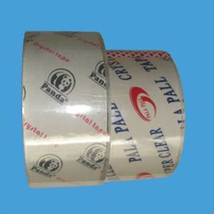 Rubber Carton Sealing Crystal Clear Tape , polypropylene strapping tape