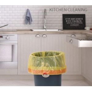 Secure and Durable Disposable Plastic Bag for Kitchen Garbage Other Household