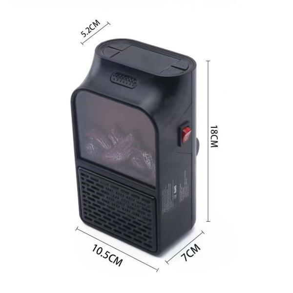 Portable Quick Heating 900w Personal Adjustable Plug In Mini Heater Temp for Hotel Room