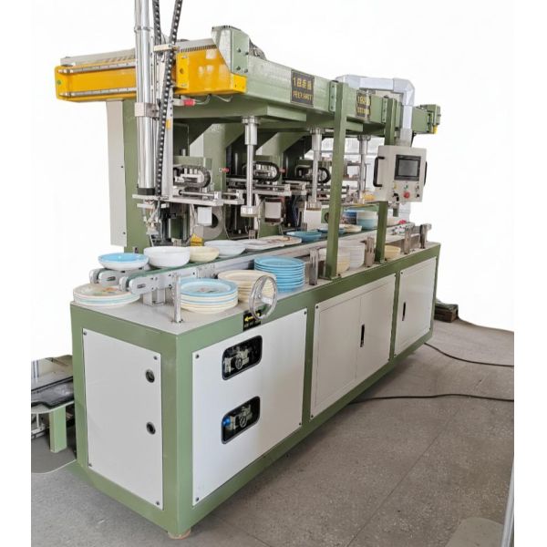 Precision Automatic Melamine Tableware Edge Grinding Machine For Flawless Finishing