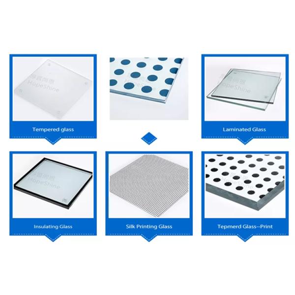 Custom Flat Tempered Float Glass Laminated Safety 5mm 5.5mm