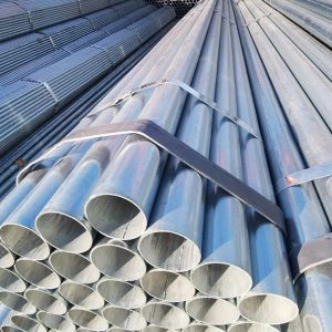 Non alloy Galvanized Tube with Plain/Beveled/Threaded Ends SCH80 Various Sizes from 1/2-8