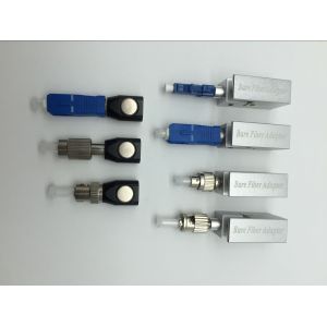 0.2dB Square FC Bare Fiber Optic Adapter 125um Ferrule