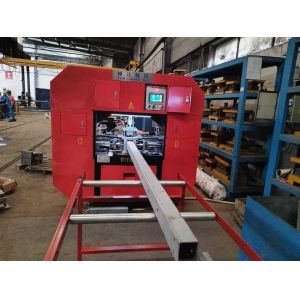 Speed Steel Square Pipes Punching Machine PLC Control 50-100 Punches/Min