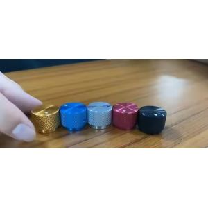 Solid Aluminum Alloy Guitar Knob Amplifier Volume Potentiometer Knob 6mm 6.35mm