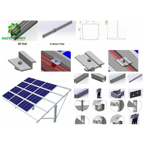 Portable Solar Panel Mounting Systems Hot - Dip Galvanized Exclusive Innovative